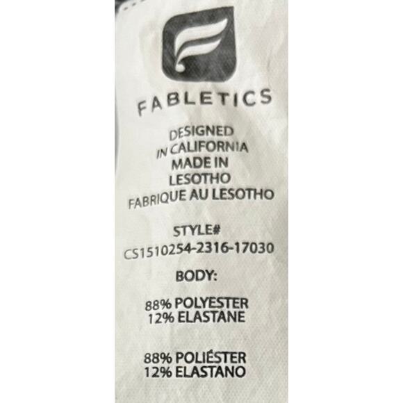 FABLETICS MID-RISE ACTIVEWEAR/YOGA LEGGINGS, WOMENS, S, TEAL BLACK PINK WHITE - Picture 9 of 10